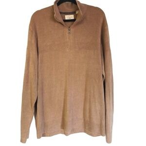 WEATHERPROOF VINTAGE SWEATER MENS SIZE X LARGE  CAMEL TAN